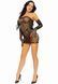 Leg Avenue 2 PC Tube dress and gloves OS Black