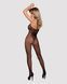 (SALE) Бодістокінг Obsessive Bodystocking G308 S/M/L, халтер, декор у вигляді татуювання