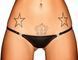 Трусики з мокрим ефектом Noir Handmade P005 Panties XXL, відкриваються збоку