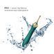 Вагинально-клиторальный вибратор Zalo &mdash; Bess Turquoise Green, многофункциональный с насадками