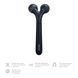 Електронний ультразвуковий ролик для обличчя GESKE Sonic Facial Roller 4в1 black