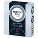 Презервативы Mister Size - pure feel - 60 (3 condoms), толщина 0,05 мм