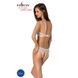 Комплект: бра, трусики с ажурным декором и открытым шагом URSULA SET L/XL, white