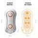 Мастурбатор Tenga Flip Orb &mdash; Orange Crash, с изменяемым сжатием, со стимулирующими шариками внутри