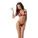 Комплект белья ROSALIA BIKINI red XXL/XXXL - Passion: открытый лиф и стринги