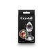 Стеклянная анальная пробка NS Novelties Crystal - Desires - Rainbow Gem - Small