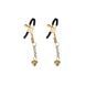 Зажимы для сосков Liebe Seele Hollow Heart Nipple Clamps Gold