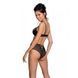 Эротический комплект с рисунком Passion LOVELIA BIKINI XXL/XXXL, black