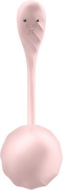 Віброяйце Satisfyer Ribbed Petal Connect App Rose