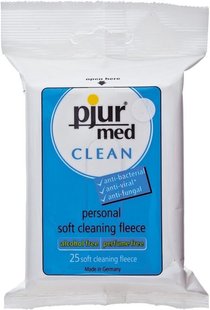 Влажные салфетки pjur med CLEAN 25 штук