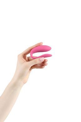 Смарт-вібратор для пар We-Vibe Sync Lite Pink, 10 віброрежимів, можна поєднувати з проникним сексом