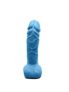 Крафтовое мыло-член с присоской Чистий Кайф Blue size M, натуральное