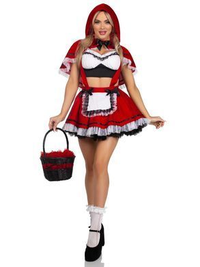 Костюм Красной Шапочки Leg Avenue Flirty Miss Red Top and Skirt M