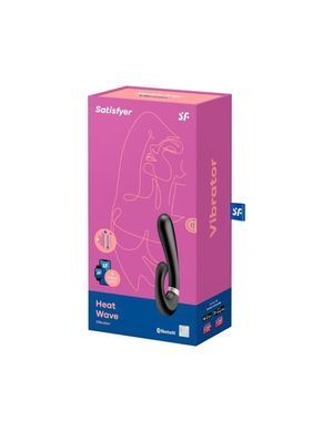 Смарт вибратор кролик с подогревом Satisfyer Heat Wave Black