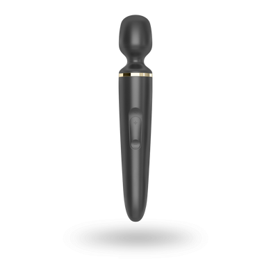 Вибромассажер Satisfyer Wand-er Woman (Black/Gold), водонепроницаемый, мощный, размер XXL