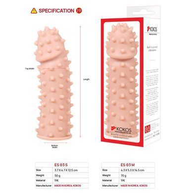 Насадка на член Kokos Extreme Sleeve ES.03 размер S