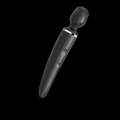 Вибромассажер Satisfyer Wand-er Woman (Black/Gold), водонепроницаемый, мощный, размер XXL