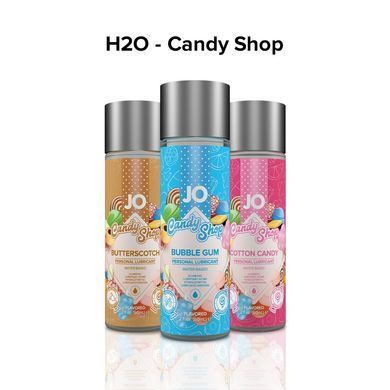 Лубрикант на водной основе JO H2O &mdash; Candy Shop &mdash; Bubblegum (60 мл) без сахара и парабенов