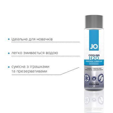 Охлаждающая смазка на водной основе JO H2O COOLING (120 мл) с ментолом, растительный глицерин