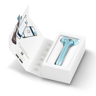 Електронний ультразвуковий ролик для обличчя GESKE Sonic Facial Roller 4в1 turquoise