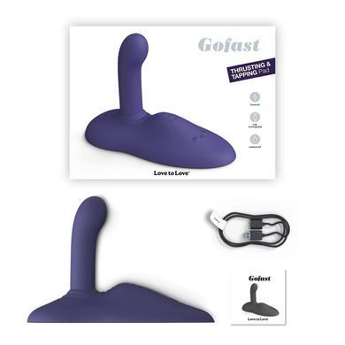 Двойной sit-on-top пульсатор Love To Love GOFAST - стимуляция клитора и точки G, регулируется