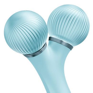 Електронний ультразвуковий ролик для обличчя GESKE Sonic Facial Roller 4в1 turquoise