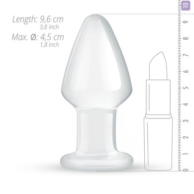 Стеклянная анальная пробка Gildo Glass Buttplug No. 25