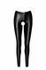 Лeггинсы Noir Handmade F304 Taboo, M, black, под латекс, открытые ягодицы и промежность