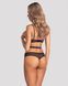 Боді Obsessive Euridia crotchless teddy XS/S