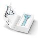 Електронний ультразвуковий ролик для обличчя GESKE Sonic Facial Roller 4в1 turquoise