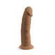 Фаллоимитатор SilexD Henry Caramel (MODEL 2 size 7.5in), двухслойный, силикон+Silexpan, диаметр 4,8см