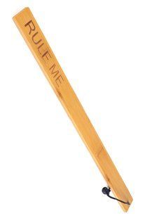 Падл Fetish Tentation &mdash; Paddle Rule Me Bamboo, упакований у ПЕ пакет
