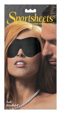 Маска на глаза Sportsheets Soft Blindfold Black