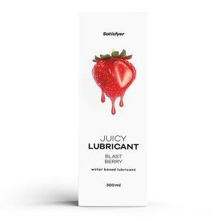 Лубрикант на водной основе Satisfyer Juicy Lubricant Blast Berry water based 300 мл