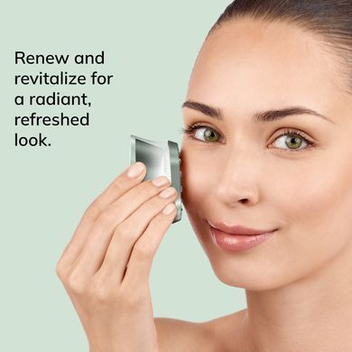 Антивіковий LED-випромінювач для відновлення шкіри обличчя GESKE Anti-Aging Skin Renewer 9в1 green