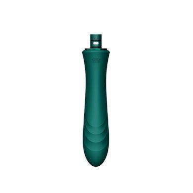 Компактная смарт секс-машина Zalo &ndash; Sesh Turquoise Green, 2 насадки, пульт ДУ, кристалл Swarovski