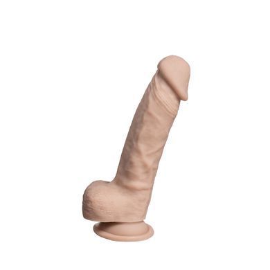Фалоімітатор SilexD Vetus Real Skin Flesh (8in MODEL 1) суперсофт-силікон+Silexpan, діаметр 4,1 см