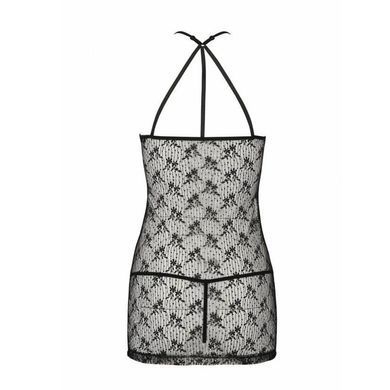 Полупрозрачная сорочка Passion AZALIA CHEMISE XXL/XXXL, black