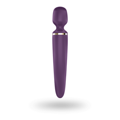 Вибромассажер Satisfyer Wand-er Woman (Purple/Gold) водонепроницаемый, мощный, размер XXL