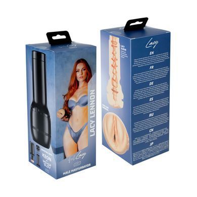 Мастурбатор Kiiroo Feel Lacy Lennon PBC, совместимый с PowerBlow и Keon