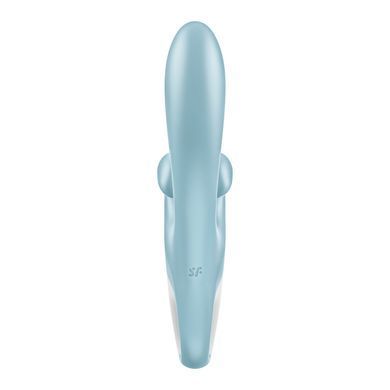 Вібратор-кролик Satisfyer Touch Me Blue, подвійний відросток, 3 потужні мотори
