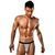 Мужские стринги с леопардовым принтом Passion 013 THONG S/M
