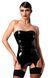 Корсет с подвязками для чулок Noir Handmade F381 Dominae Venom PVC corset-belt S