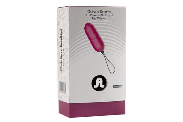 Виброяйцо Adrien Lastic Ocean Storm Pink с пультом LRS