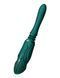 Компактная смарт секс-машина Zalo &ndash; Sesh Turquoise Green, 2 насадки, пульт ДУ, кристалл Swarovski