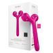 Електронний ультразвуковий ролик для обличчя та тіла GESKE Sonic Facial&Body Roller 4в1 magenta