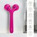 Електронний ультразвуковий ролик для обличчя та тіла GESKE Sonic Facial&Body Roller 4в1 magenta