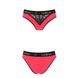 Трусики с широкой резинкой и кружевом Passion PS001 PANTIES red/black, size S