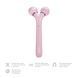 Електронний ультразвуковий ролик для обличчя GESKE Sonic Facial Roller 4в1 pink