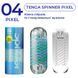 Мастурбатор Tenga Spinner 04 Pixel Cool Edition с упругой стимулирующей спиралью внутри
